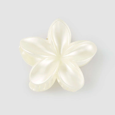 HIBISCUS FLOWER HAIR CLIP 8CM NEUTRAL MULTI - STUDIO JO STORE